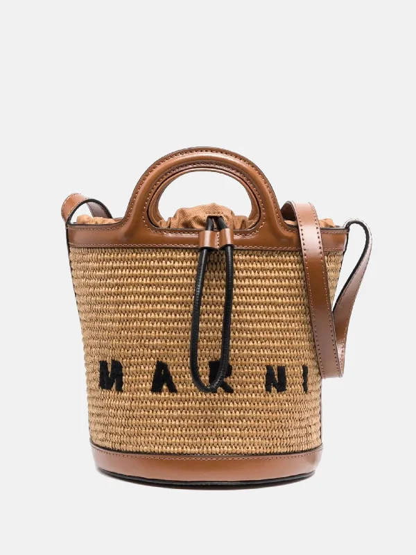 Ladies Bucket Bag Everyday Style -MARNI - Women Tropicalia Mini Bucket Bag