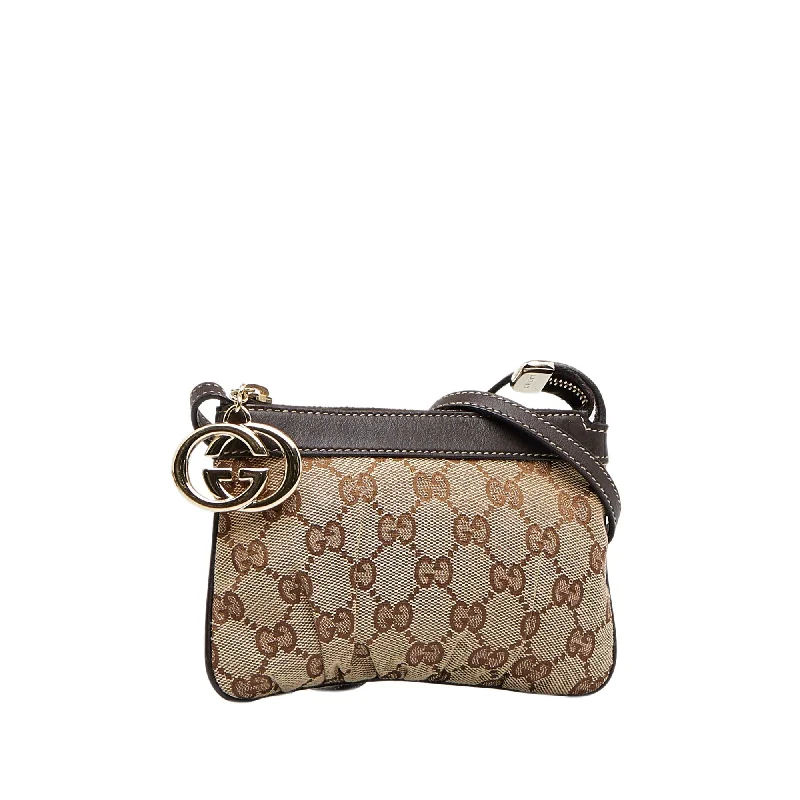 Gucci Crossbody Bag Mini Brown GG Canvas