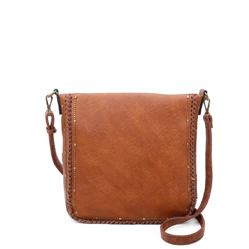 Ladies' crossbody bag bridesmaid -Shelby Crossbody - Cognac