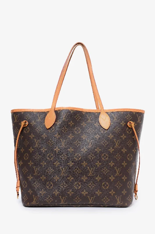 Ladies Handbag Hybrid Canvas -Louis Vuitton 2016 Monogram Neverfull MM Tote