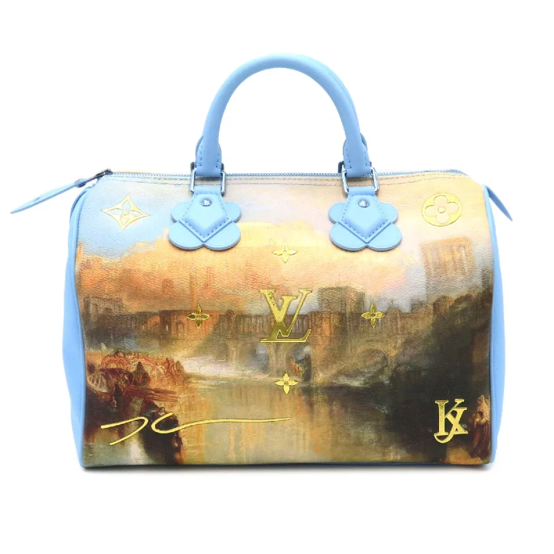 LOUIS VUITTON Blue Mulch color Masters collection PVC coated canvas M43306