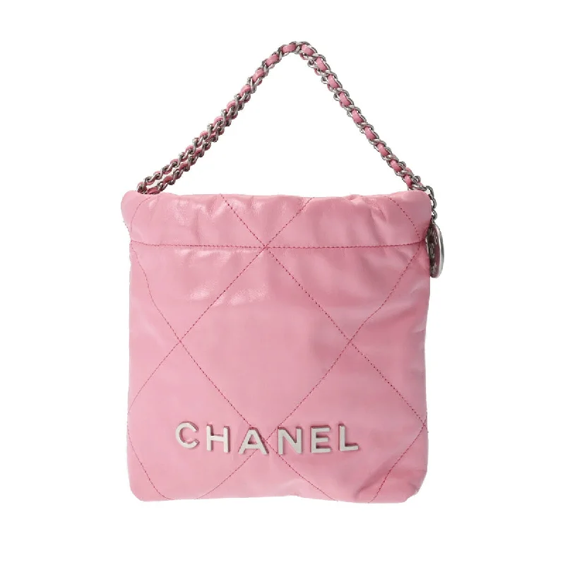 Ladies' dumpling bag unique features -Chanel 22 Hobo Bag Pink