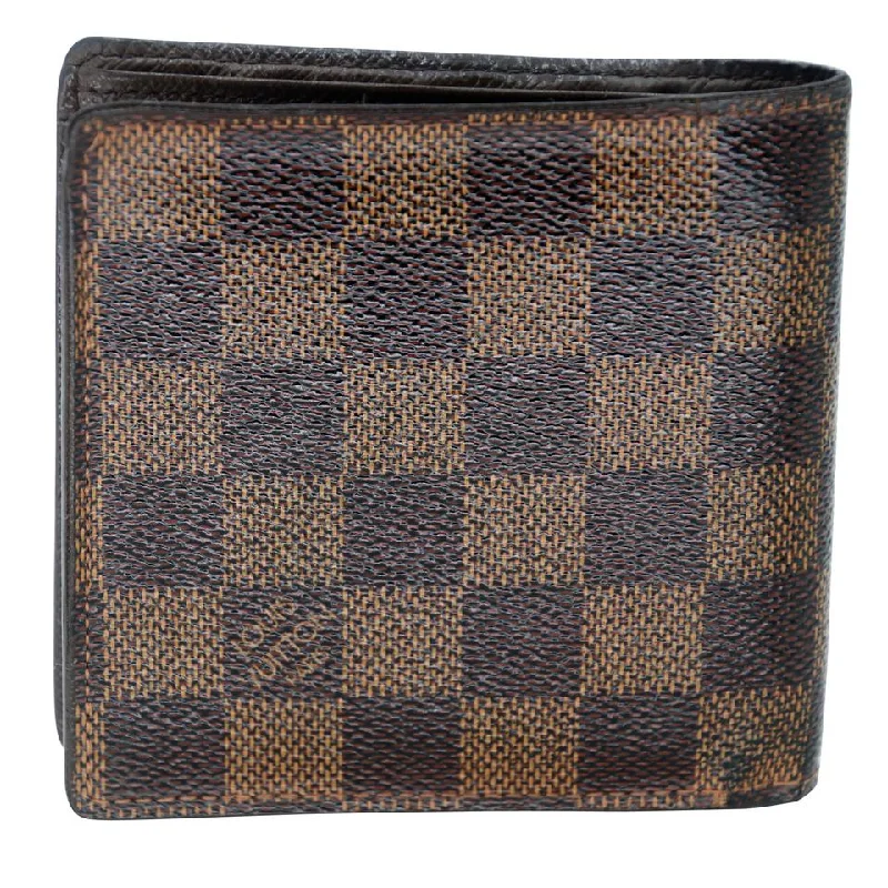 Louis Vuitton Bifold Damier Coated Canvas Marco Wallet LV-0814N-0001