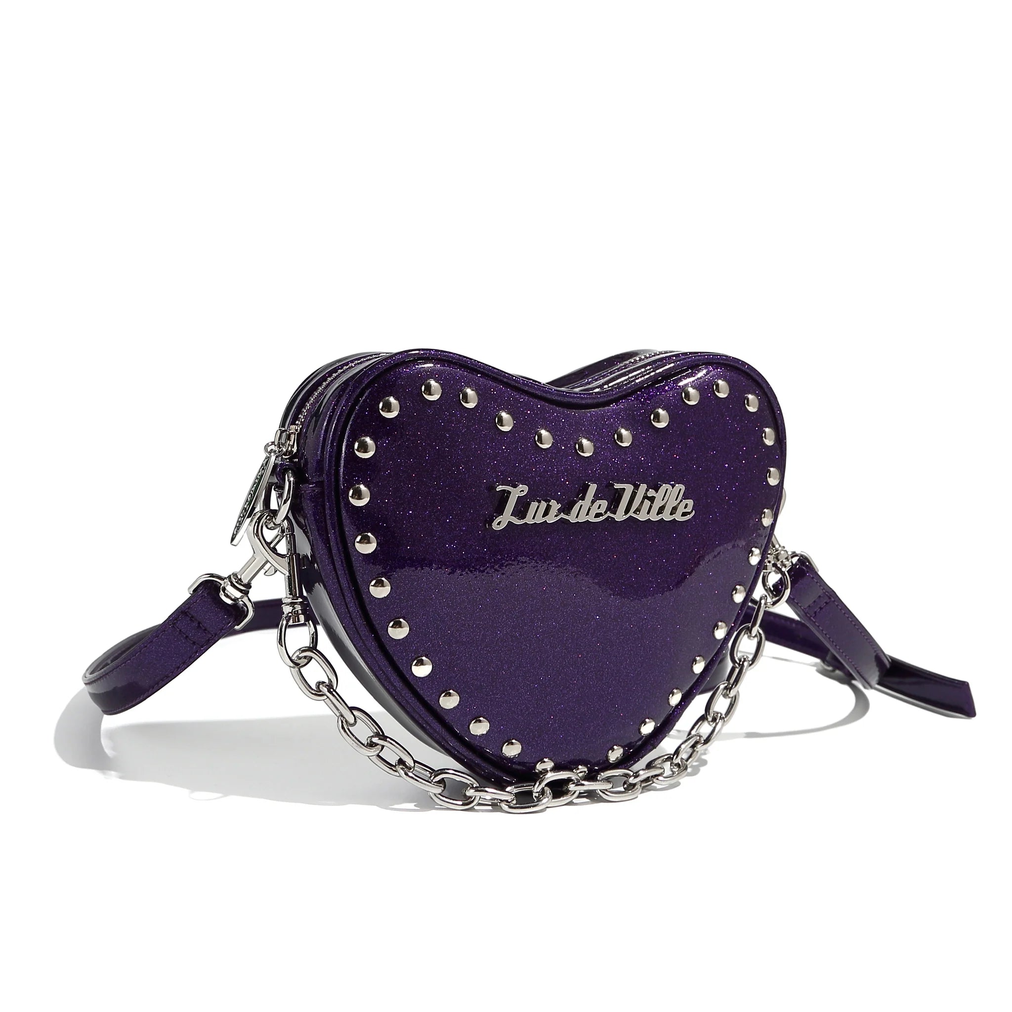 Ladies Tote Bag Subtle Canvas -Tainted Love Tiny Tote - Purple