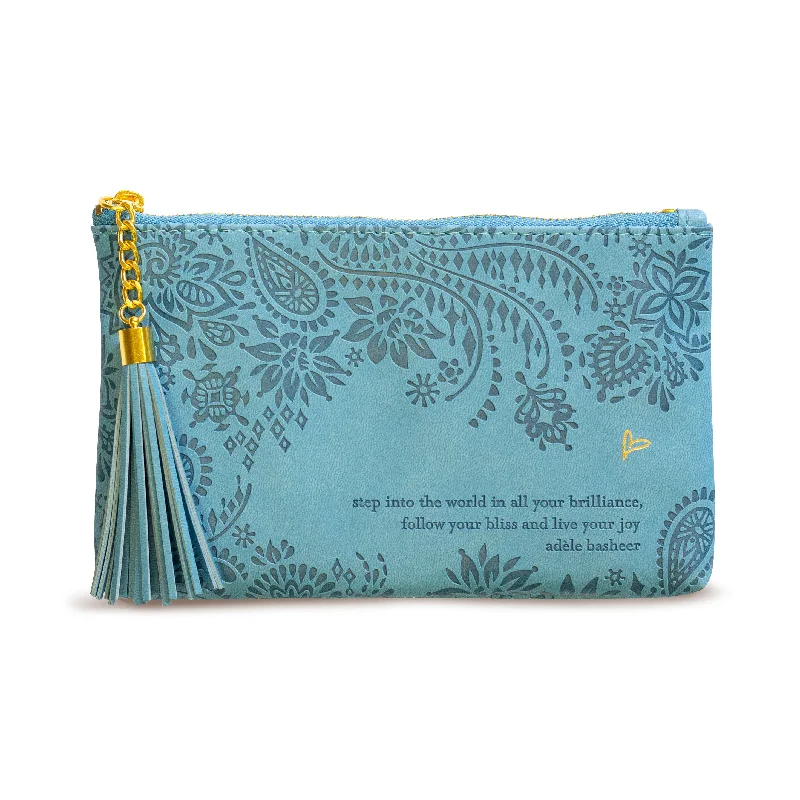 Ladies' wallet matching -Follow Your Bliss Essentials Purse - Denim Days Blue