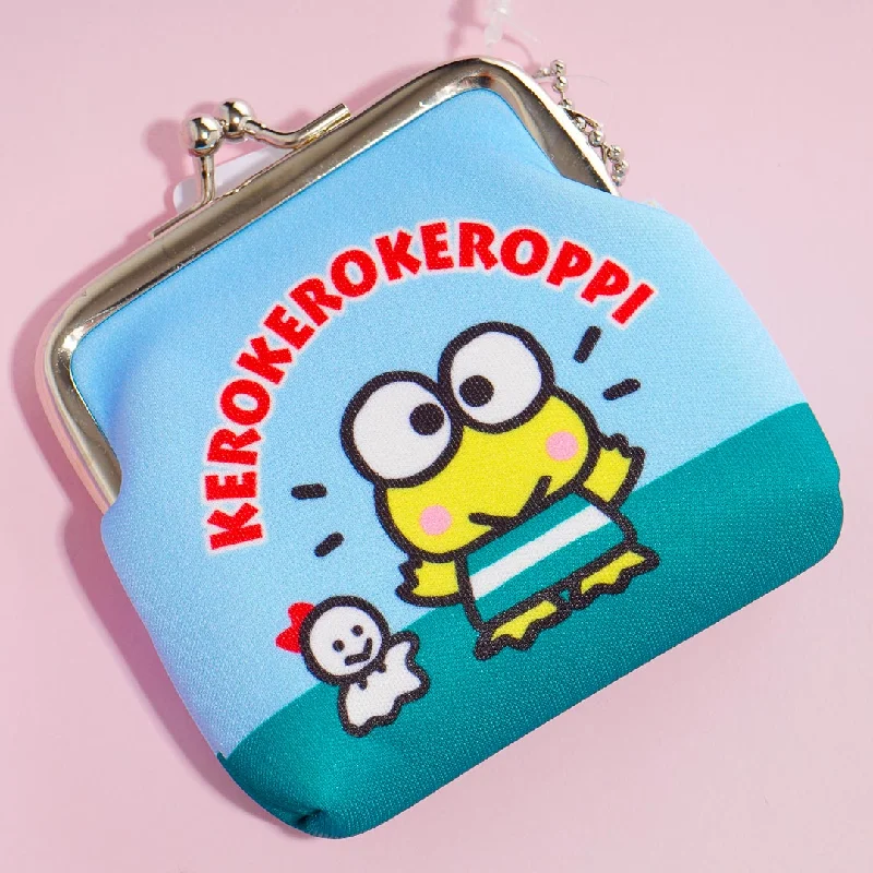 Ladies' wallet craftsmanship -Keroppi & Teruteru Nostalgic Series Coin Purse