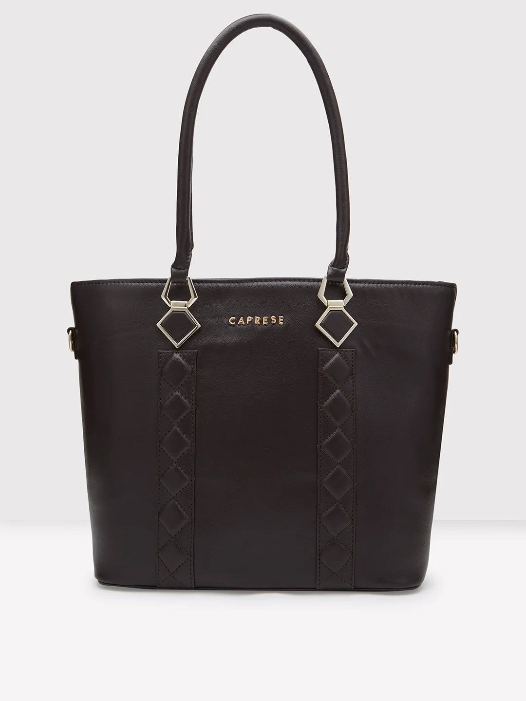 Ladies Tote Bag Urban Look -Caprese Lydia Tote Large Dark Oak