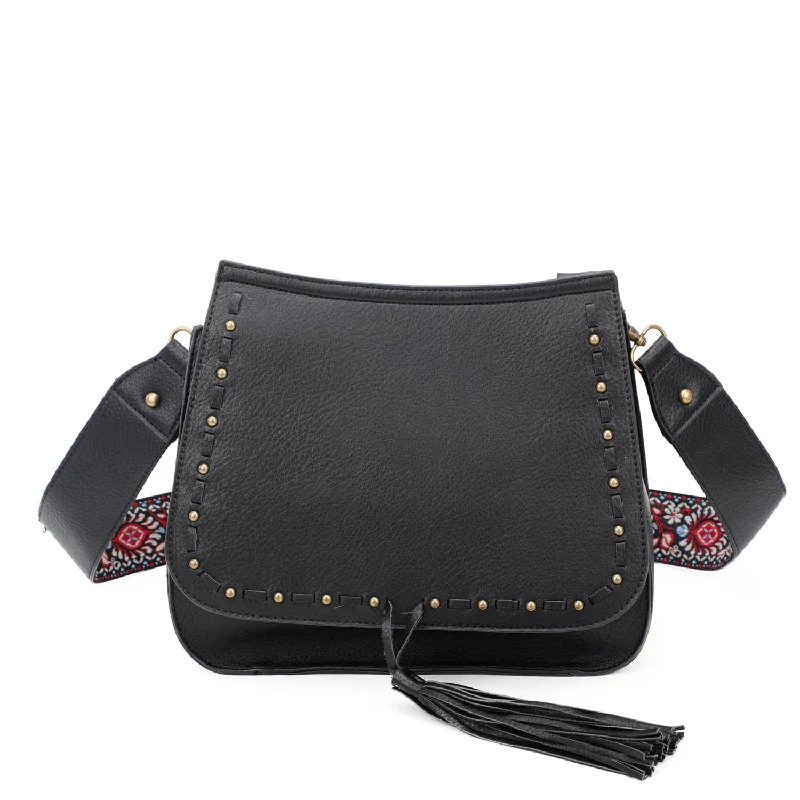 Ladies' crossbody bag use -Carlisle Crossbody - Black