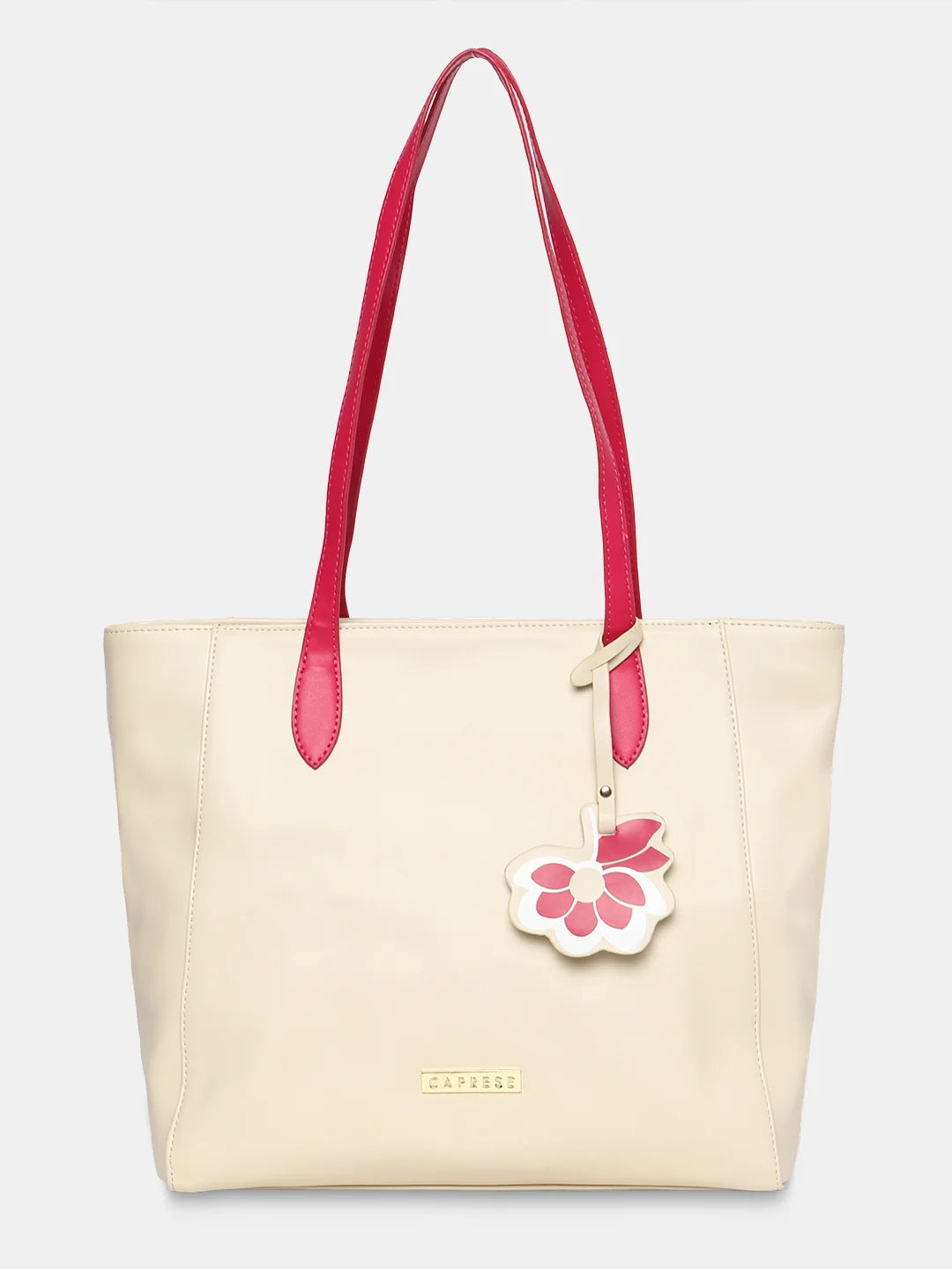 Ladies Tote Bag Soft Pastels -Caprese Sunshine Tote Medium Beige