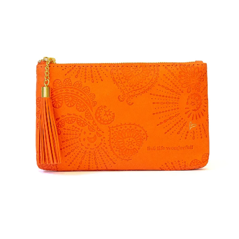 Ladies' wallet display -Live Life Wonderful Essentials Purse - Citrus