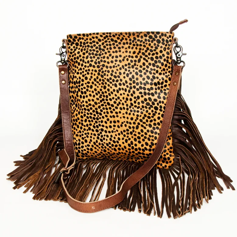 Ladies' wallet compartments -Wild Side Fringe Purse - Concealed Carry