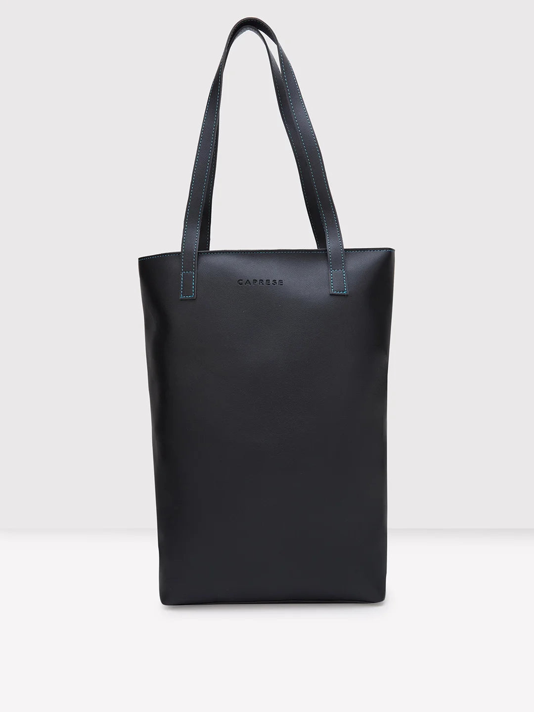 Ladies Tote Bag Bold Canvas -Caprese Zyla Tote Large Black