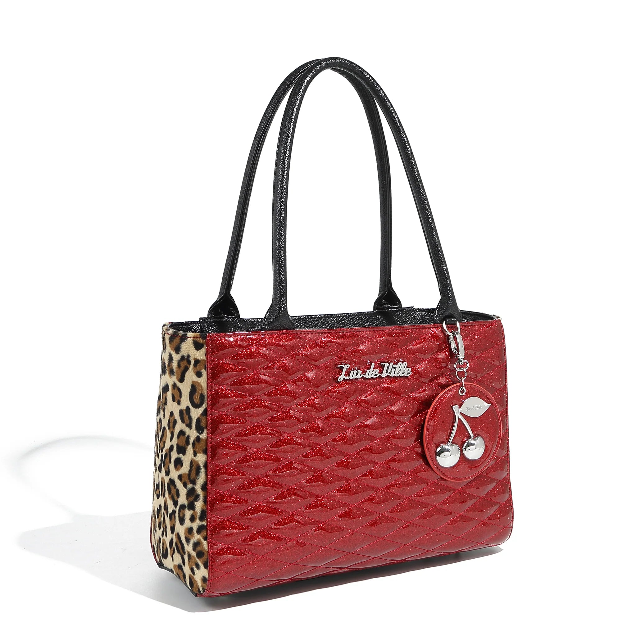 Ladies Tote Bag Soft Elegance -Red Sparkle Wild Cherry Tote (Copy)