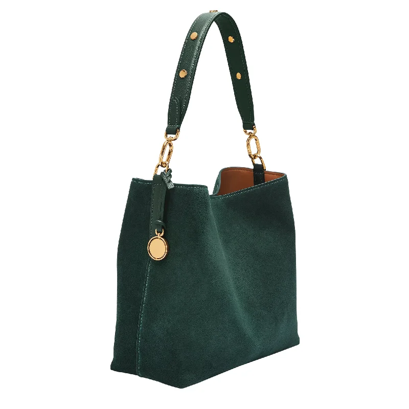 Ladies Bucket Bag Evening Out -Jessie Suede Bucket Shoulder Bag