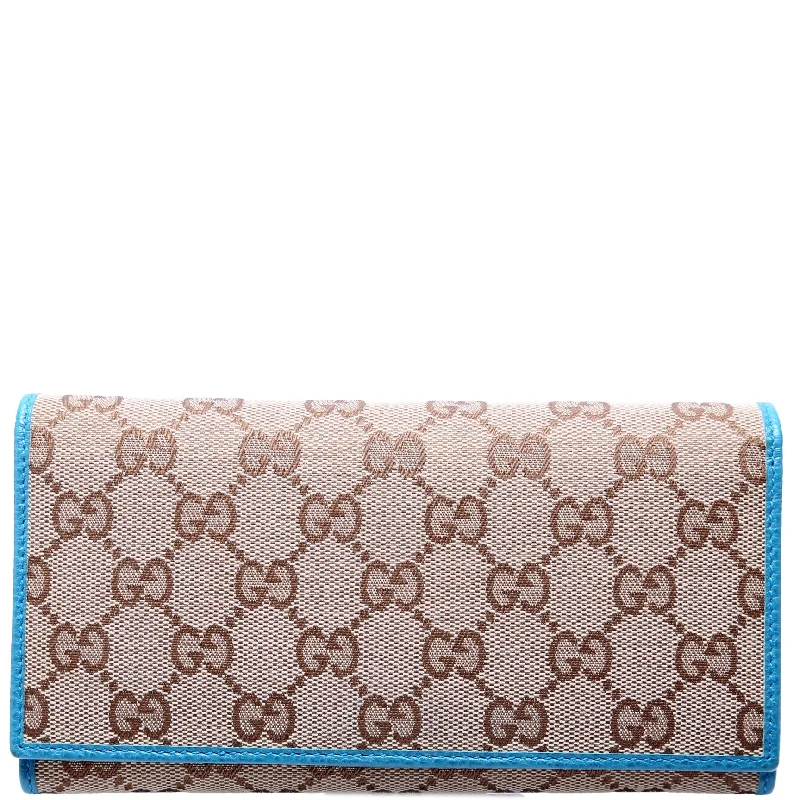 GG Canvas Long Wallet