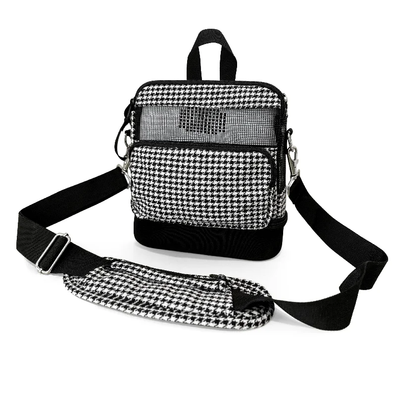 Ladies Tote Bag Simple Style -o2totes Rhythm P2 Carry Bag - Houndstooth