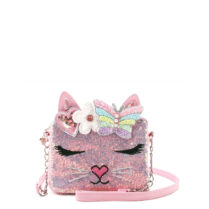 Ladies' crossbody bag retailer -Miss Bella Kitty Sequin Crossbody Bag