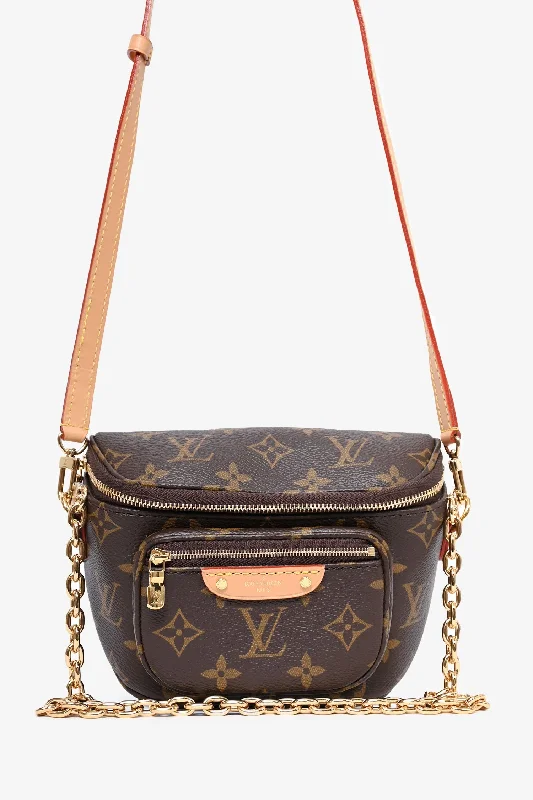 Ladies Handbag Multi Leather -Louis Vuitton Monogram Mini Bum Bag