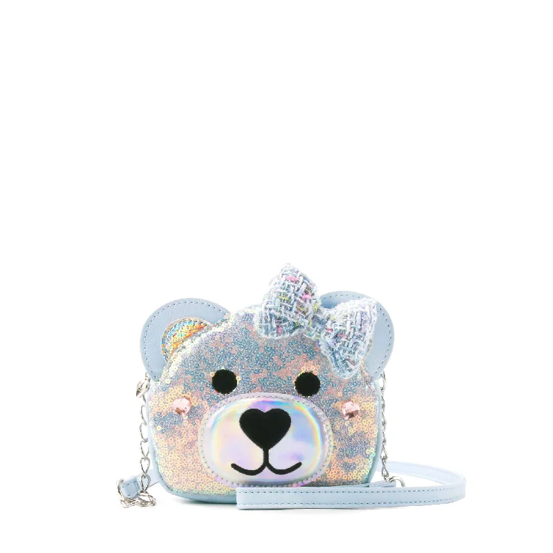 Ladies' crossbody bag trend -Miss Winny Teddy Sequin Crossbody Bag