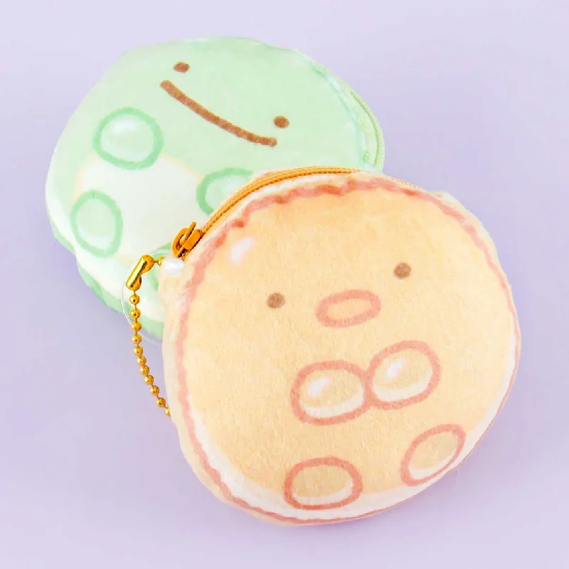 Ladies' wallet classic -Sumikko Gurashi Round Fluffy Coin Purse