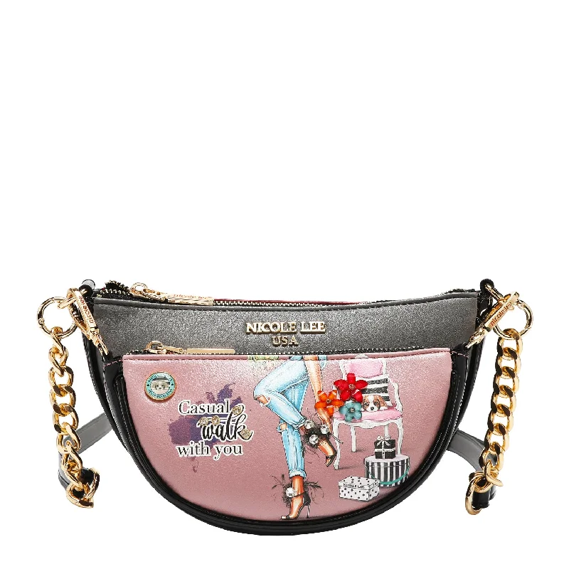 Ladies' crossbody bag playful -FATIMA 2 PIECE CROSSBODY