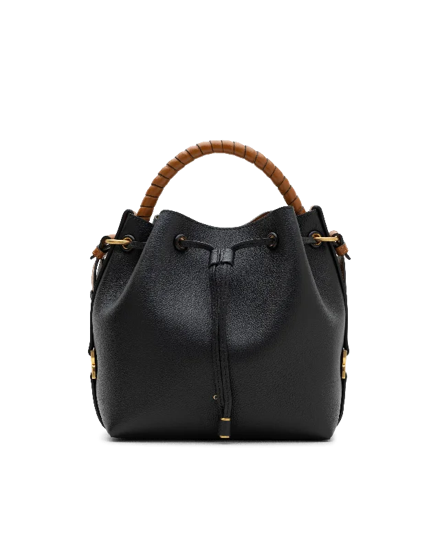 Ladies Bucket Bag Classic Brown -Marcie Leather Bucket Bag