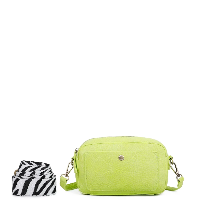 Ladies' crossbody bag minimalist -The Sustainable Betty Crossbody - Lime