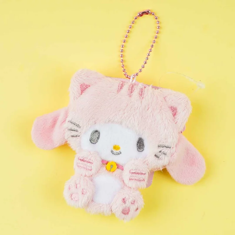 Ladies' wallet multi-use -My Melody Happy Cat Plushie Coin Purse & Bag Charm