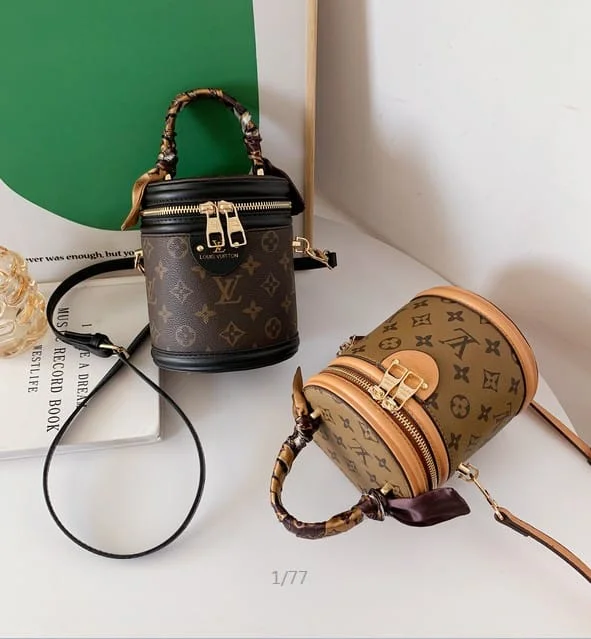 Ladies Bucket Bag Colorful Accents -Louis Vuitton Bucket Bag