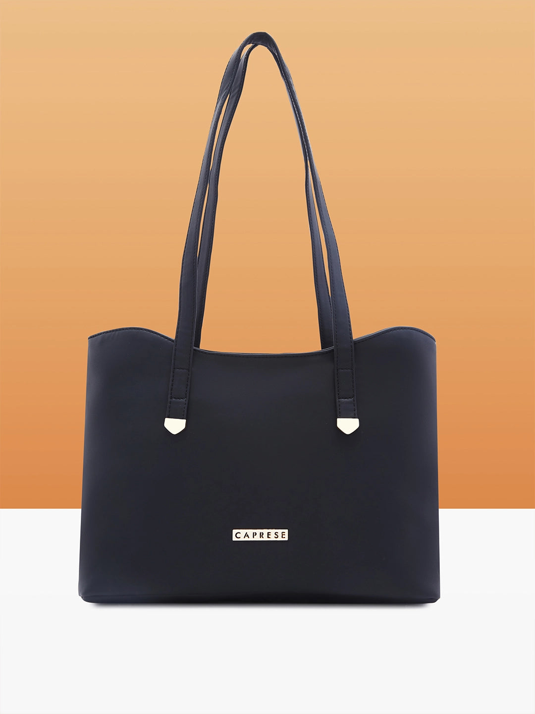 Ladies Tote Bag Retro Style -Caprese Romea Tote Medium Black