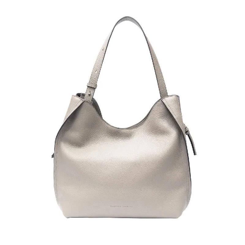 Ladies' dumpling bag seasonal lookbook -Genevieve Leather Hobo