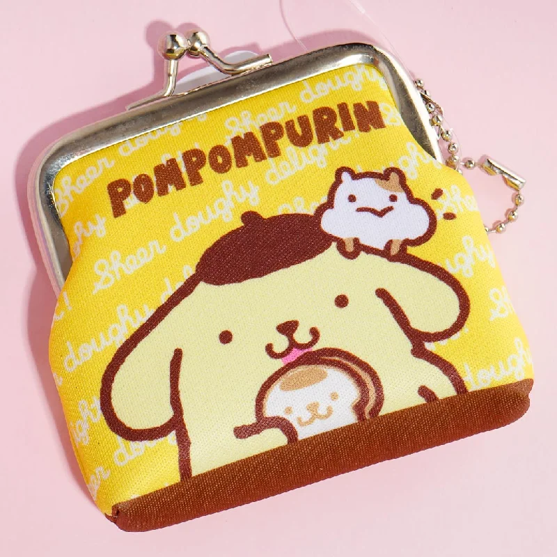 Ladies' wallet compartments -Pompompurin Snack Time Nostalgic Series Coin Purse