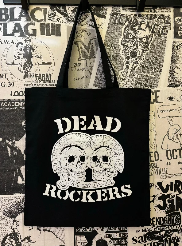 Ladies Tote Bag Casual Canvas -Dead Rockers 10 Year Anniversary Tote Bag