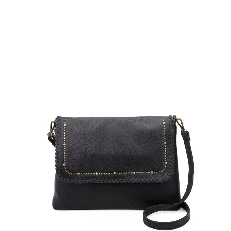 Ladies' crossbody bag preppy -Savannah Crossbody - Black