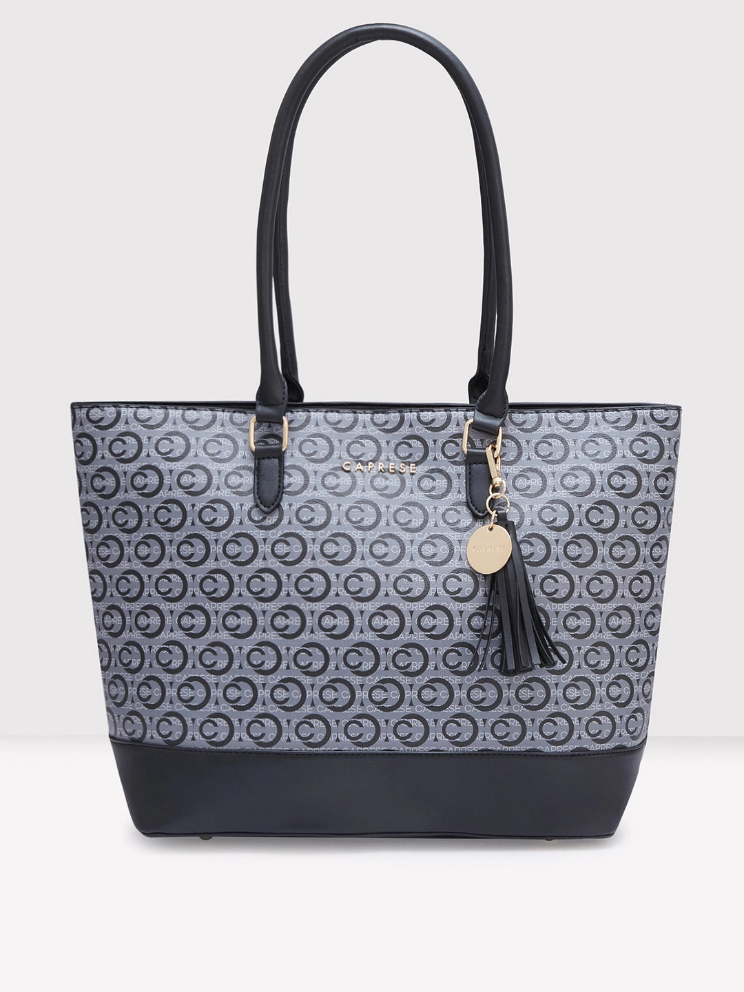 Ladies Tote Bag Eco Chic -Caprese Cleo Laptop Tote Large Black