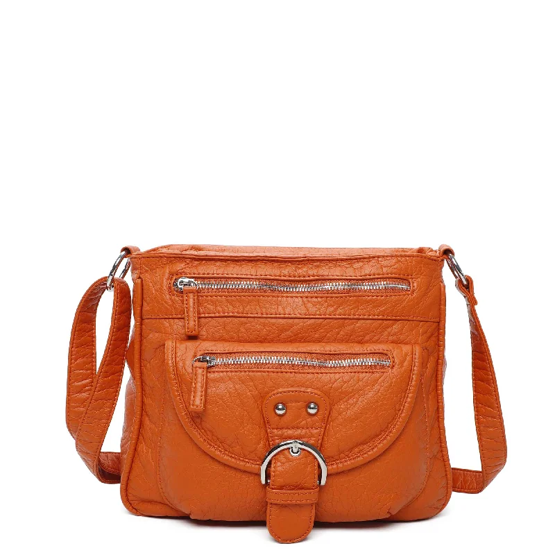 Ladies' crossbody bag lining -The Lorie Crossbody - Orange