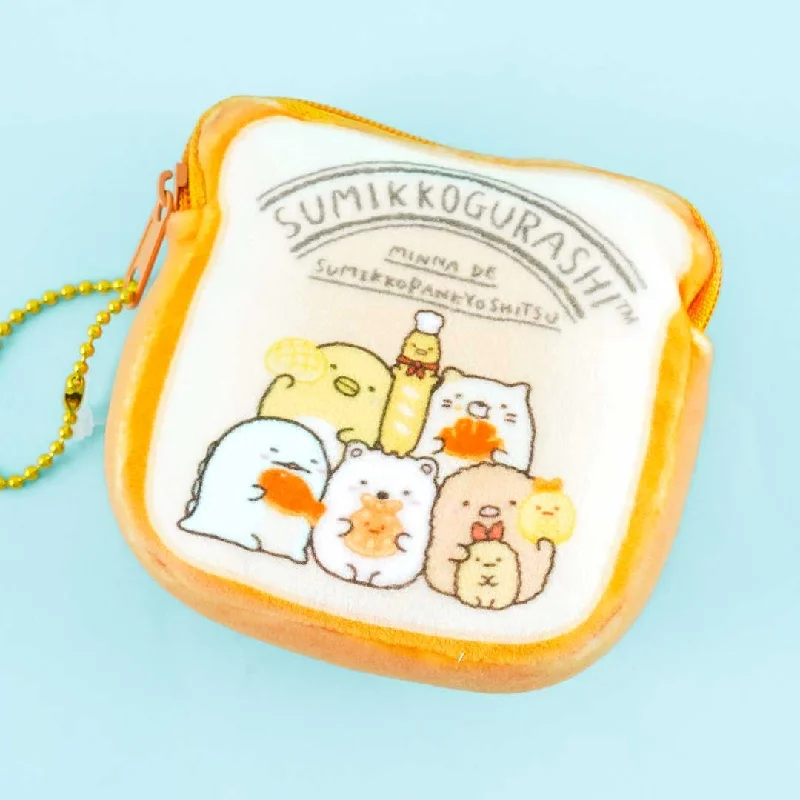 Ladies' wallet quality -Sumikko Gurashi Toast Coin Purse