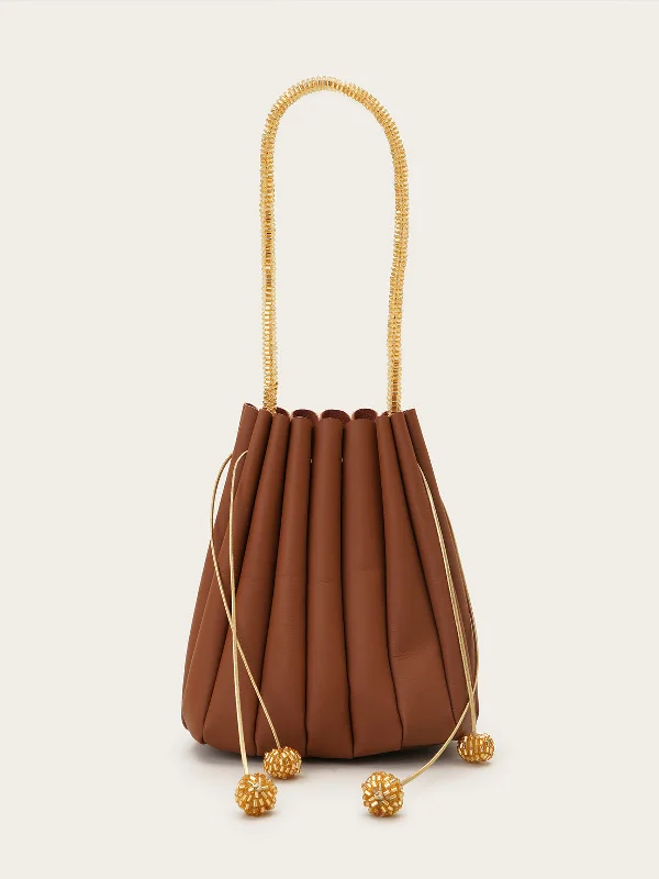 Ladies Bucket Bag Simple Leather -Marguerite Whispers Bucket