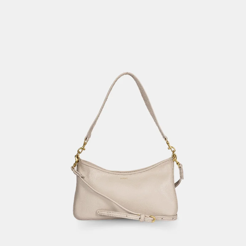 Ladies' crossbody bag video -The Mini Kinsley in Dove Gray