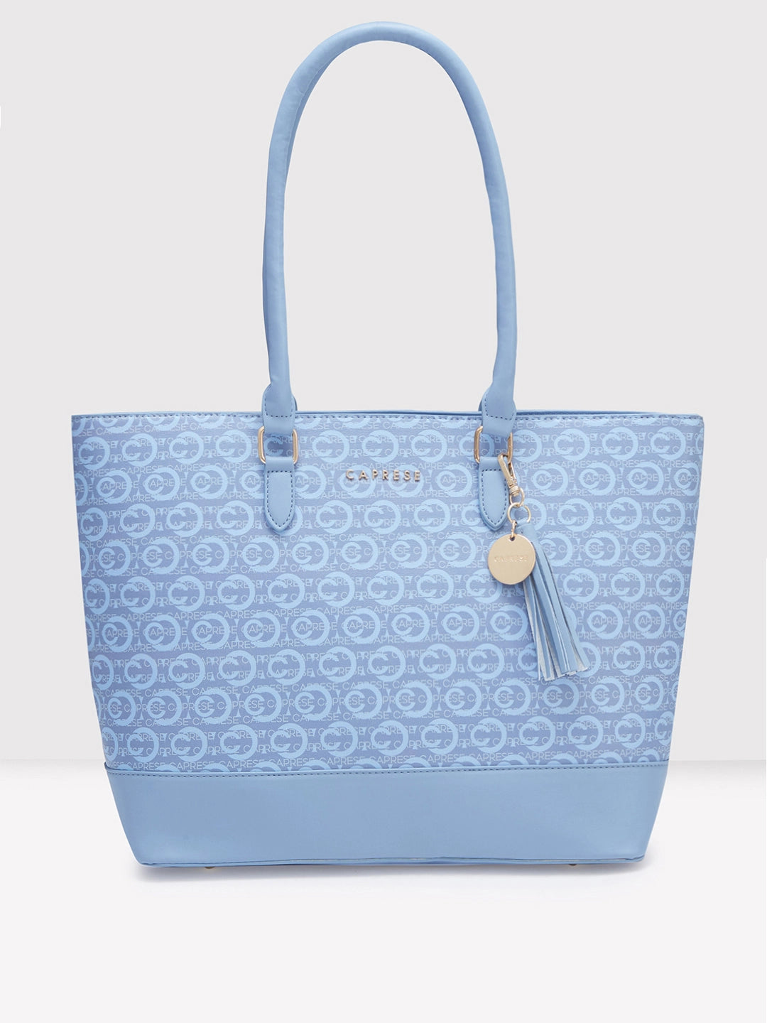 Ladies Tote Bag Eco Conscious -Caprese Cleo Laptop Tote Large Powder Blue