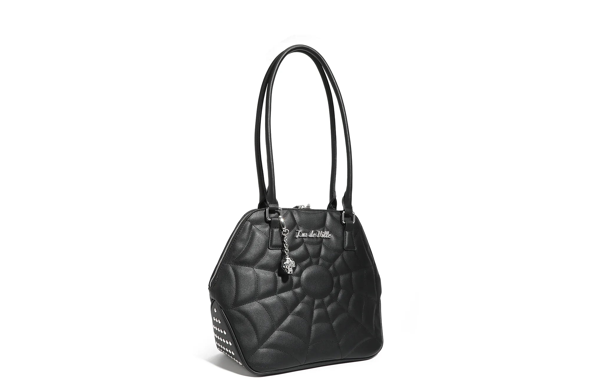 Ladies Tote Bag Trendy Chic -Glampira Tote Black Matte