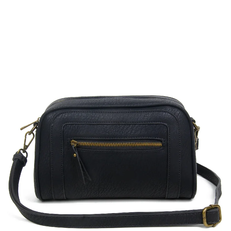 Ladies' crossbody bag exterior -The Aime Crossbody - Black