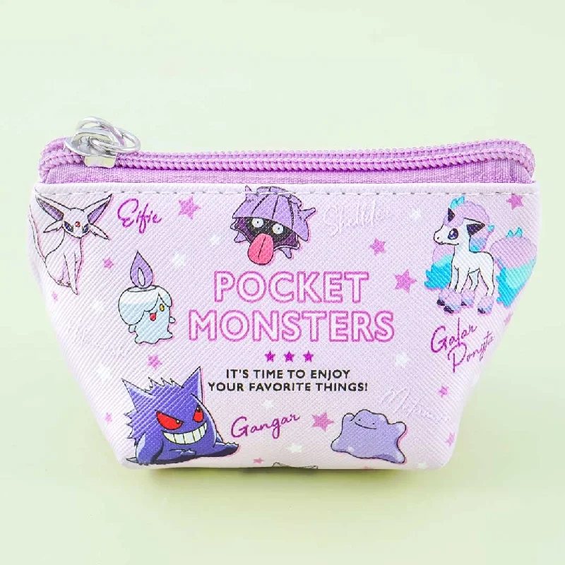 Ladies' wallet material -Pokémon Purple Monsters Coin Purse