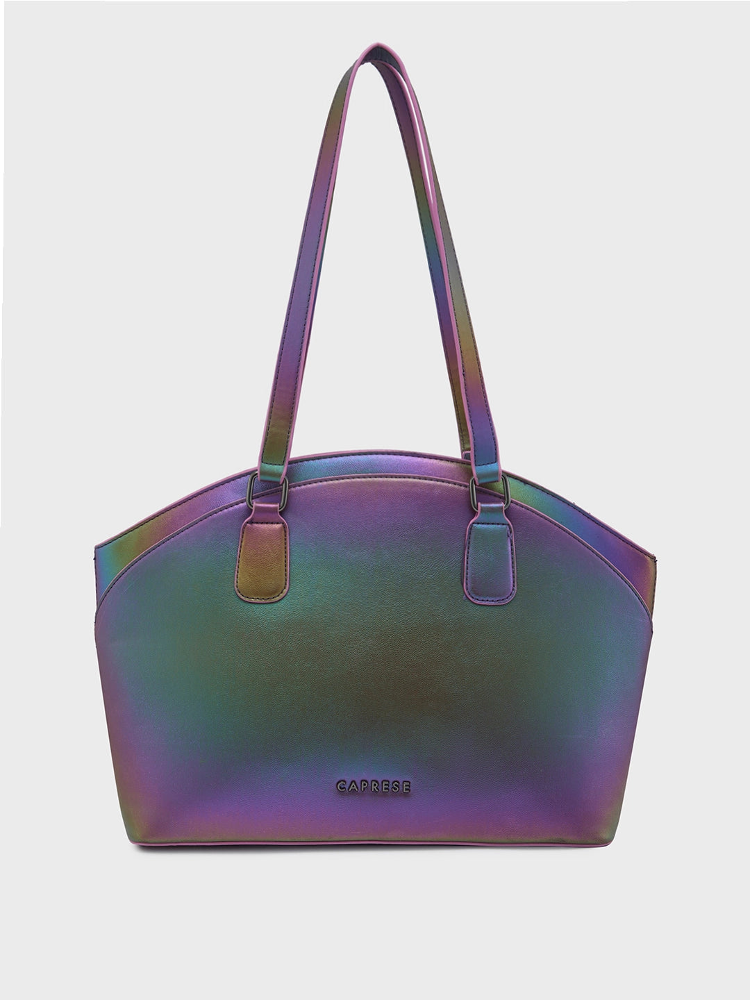 Ladies Tote Bag College Essential -Caprese Iris Iridescent Tote Medium Purple