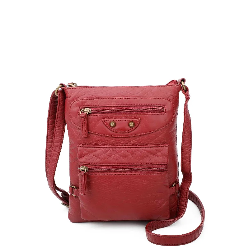 Ladies' crossbody bag classic -Jassy Crossbody - Burgundy