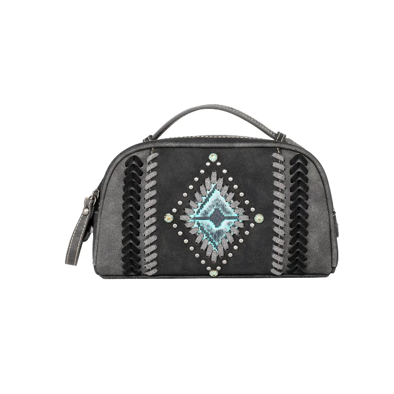 Ladies Handbag Bright Patterns -MW1070-190 Montana West Aztec Embossed Collection Western Multi Purpose Travel Pouch