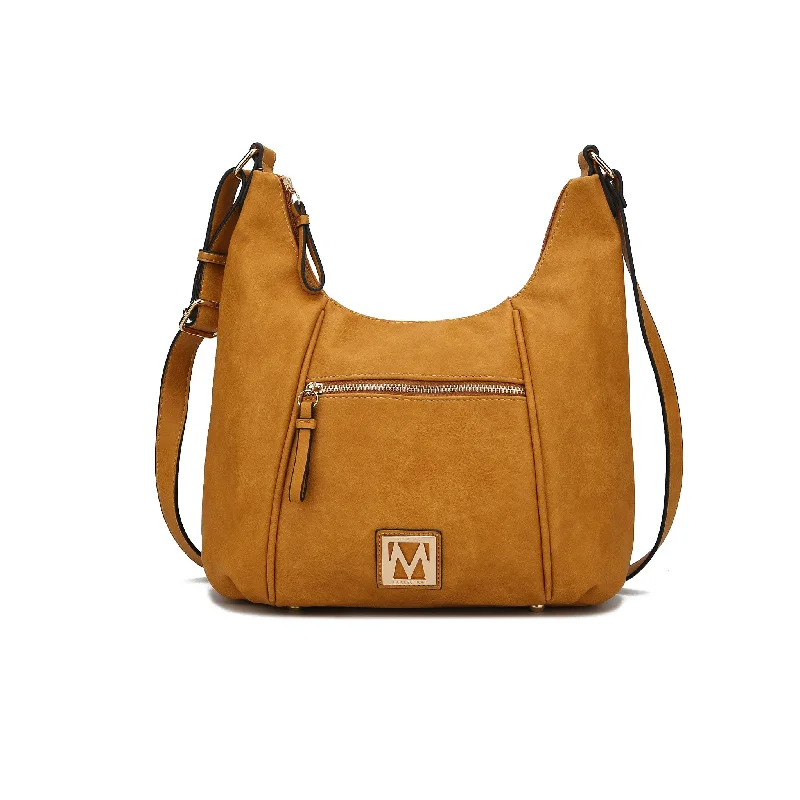 Ladies' dumpling bag smooth finish -Daniela Hobo Bag