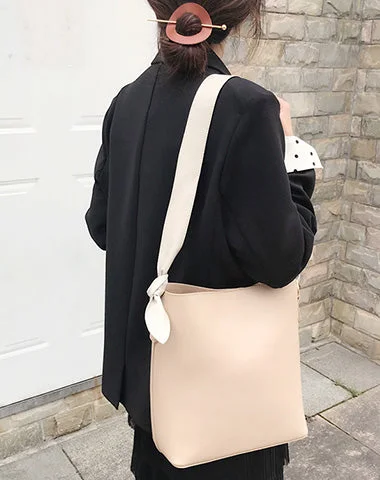 Ladies Bucket Bag Roomy Design -Stylish Leather Womens Shoulder Tote Bag Purse Bucket Bag For Women