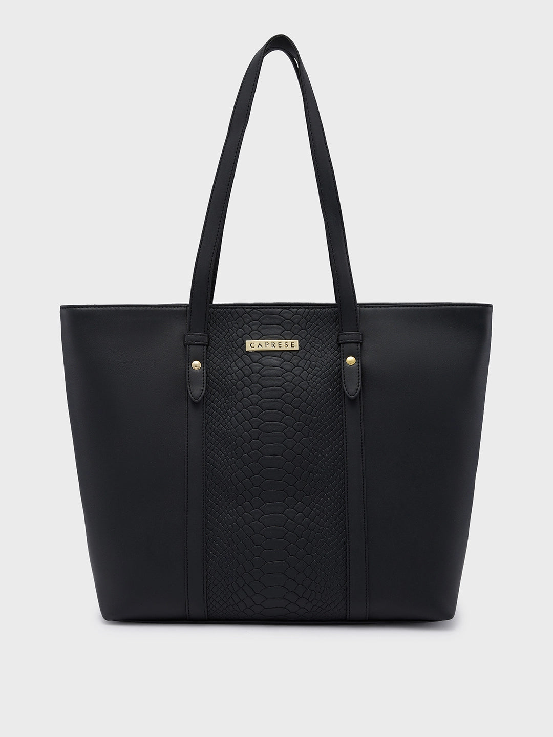 Ladies Tote Bag Eco Chic -Caprese Sameera Laptop Tote Large Black