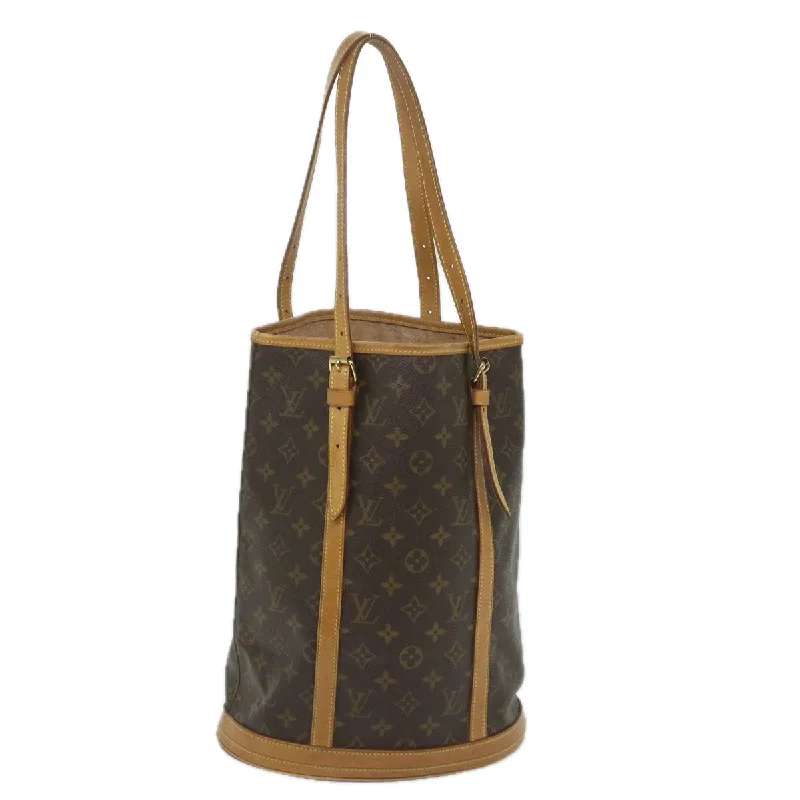 Ladies Bucket Bag Lightweight Leather -LOUIS VUITTON Bucket GM Shoulder Bag